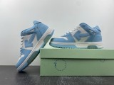 Off-White Out Of Office Calf Leather White Baby Blue