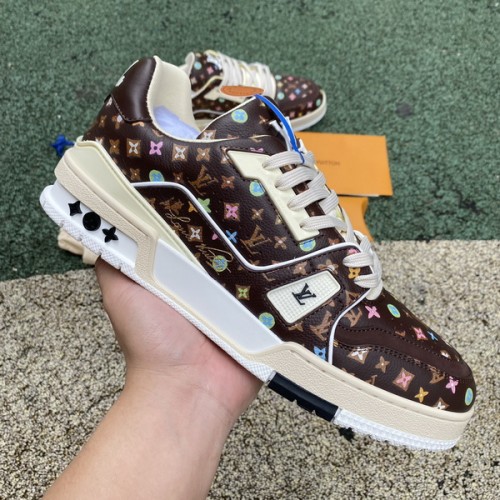 Louis Vuitton By Tyler, The Creator LV Trainer Mocha Multicolor