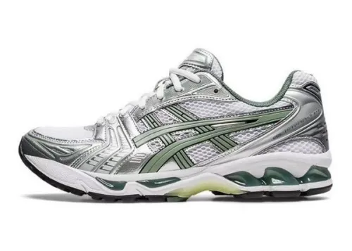 ASICS Gel-Kayano 14 White Pure Silver Slate Grey Sage