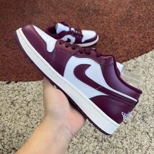 Jordan 1 Low Bordeaux