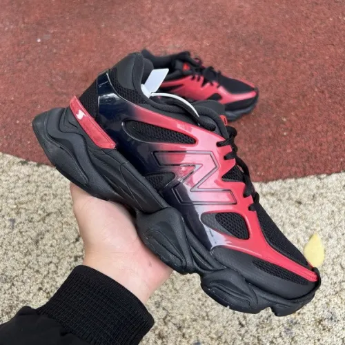 New Balance 9060 Black Red Gradient