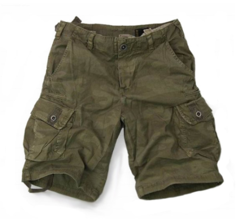 Mens Camouflage Cargo Casual Retro Outdoor Shorts
