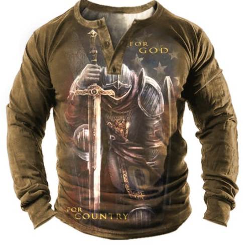 Templar For God Men's Outdoor Tactical T-Shirt