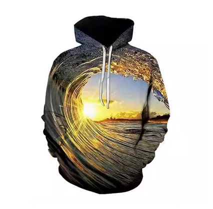 2023 Winter New 3D Printing Hoodie (2)