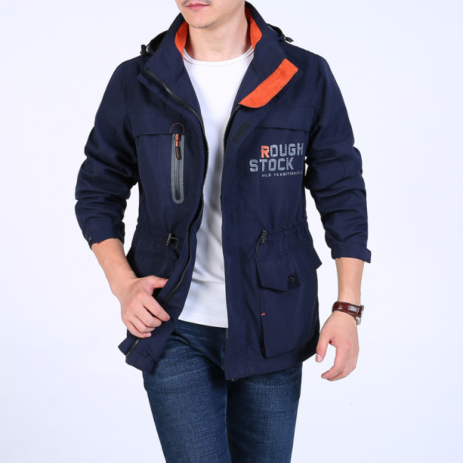 Men's Outdoor Jacket Navy Blue