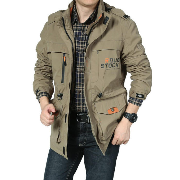 Men's Outdoor Jacket Kahki