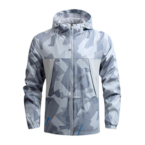 Men's Outdoor Camouflage Jacket White