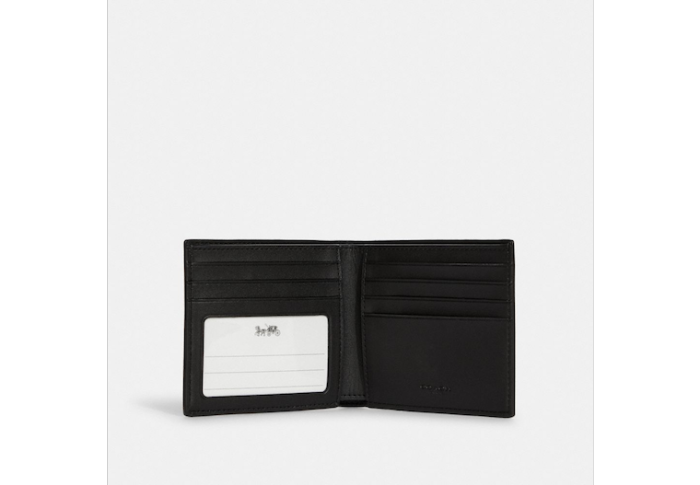 Id Billfold Wallet In Signature Canvas With Racquet Print