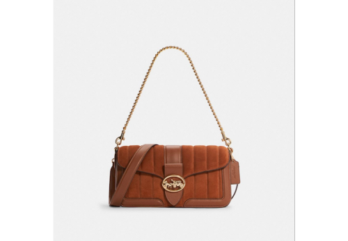 Georgie Shoulder Bag With Linear Quiltiing