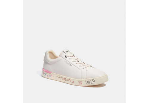Clip Low Top Sneaker With Embroidery
