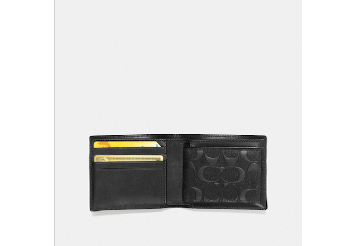 Compact Id Wallet In Signature Leather