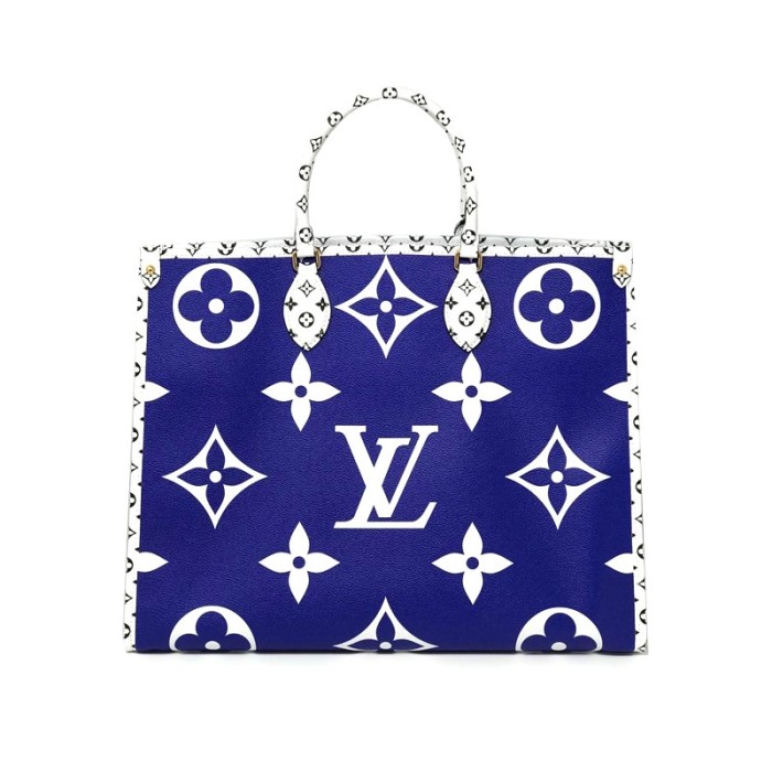 Louis Vuitton Monogram Giant Onthego Capri Blue Coated Canvas To