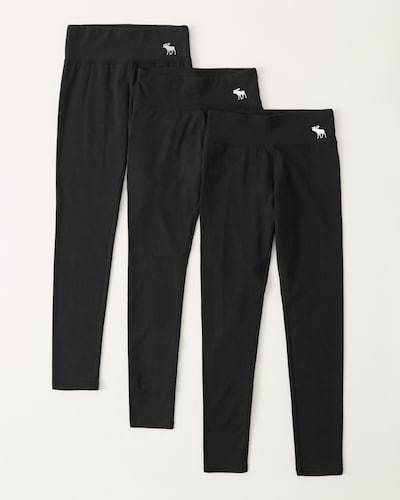 Abercrombie & Fitch 3-Pack Icon Knit Leggings
