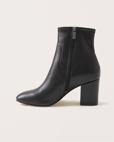 Abercrombie & Fitch Vivianne Leather Ankle Boots