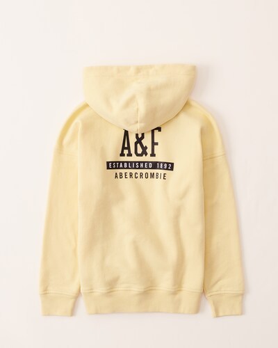 Abercrombie & Fitch Easy-Fit Back Graphic Logo Hoodie