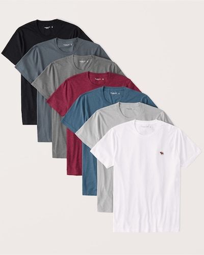 Abercrombie & Fitch 7-Pack Icon Tee