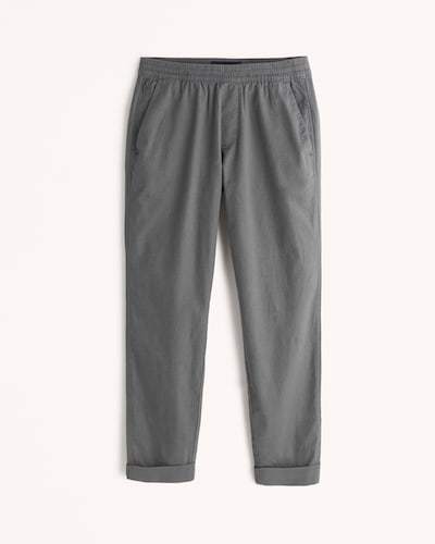 Abercrombie & Fitch Linen-Blend Pull-On Pant