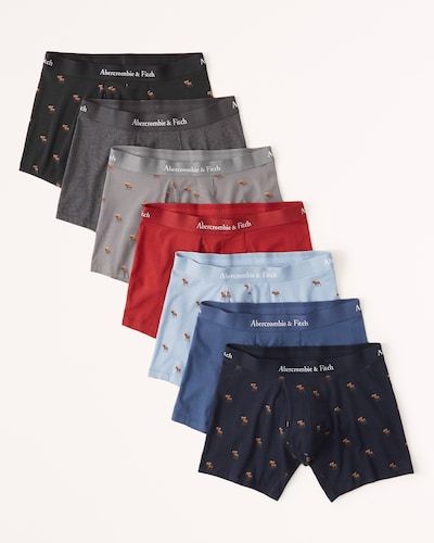 Abercrombie & Fitch 7-Pack Signature Icon Boxer Brief