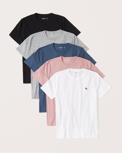 Abercrombie & Fitch 5-Pack Signature Icon Tee