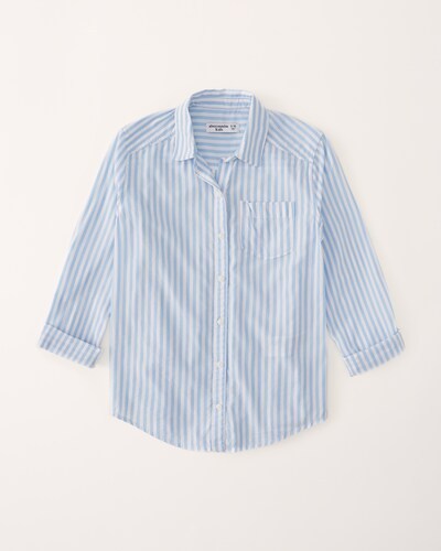 Abercrombie & Fitch Long-Sleeve Button-Up Shirt