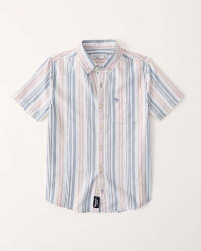 Abercrombie & Fitch Short-Sleeve Preppy Icon Shirt
