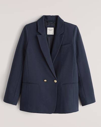 Abercrombie & Fitch Double-Breasted Blazer