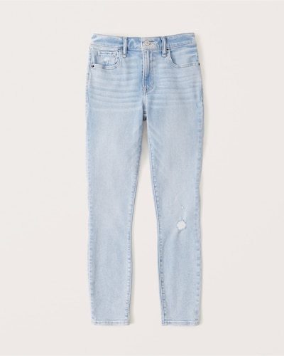 Abercrombie & Fitch Mid Rise Super Skinny Ankle Jean