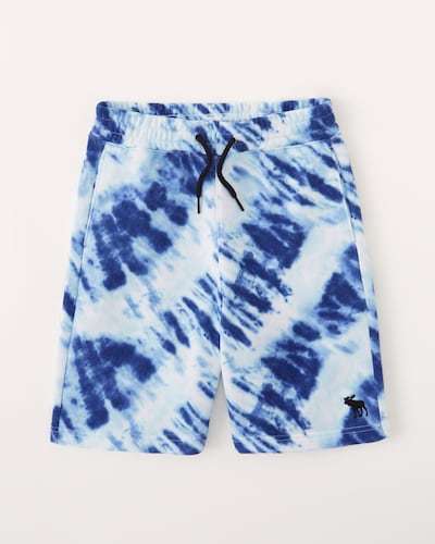 Abercrombie & Fitch Tie-Dye Icon Fleece Shorts