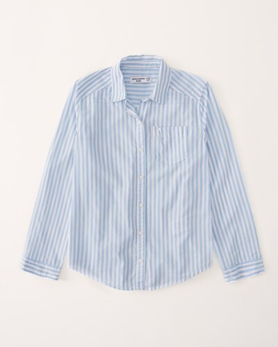 Abercrombie & Fitch Long-Sleeve Button-Up Shirt