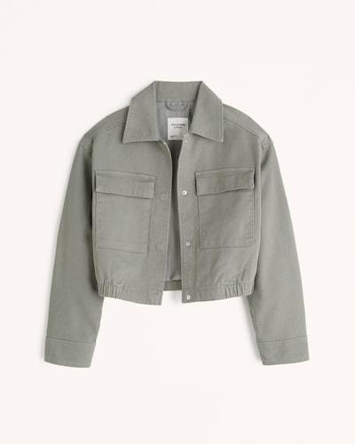 Abercrombie & Fitch Cropped Trucker Jacket
