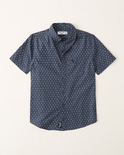 Abercrombie & Fitch Short-Sleeve Preppy Icon Shirt