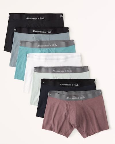 Abercrombie & Fitch Essential 7-Pack Logo Boxer Briefs