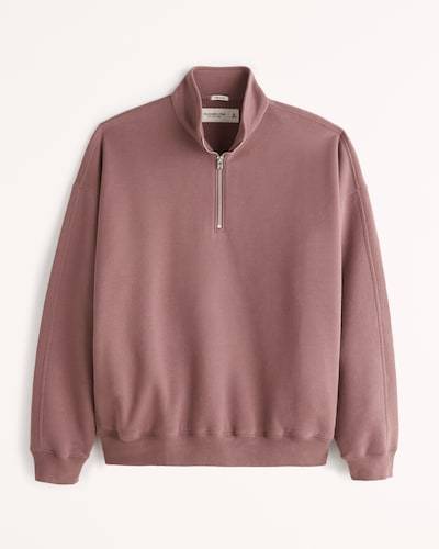 Abercrombie & Fitch Essential Quarter-Zip Sweatshirt