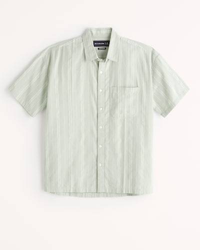 Abercrombie & Fitch Short-Sleeve Button-Up Shirt