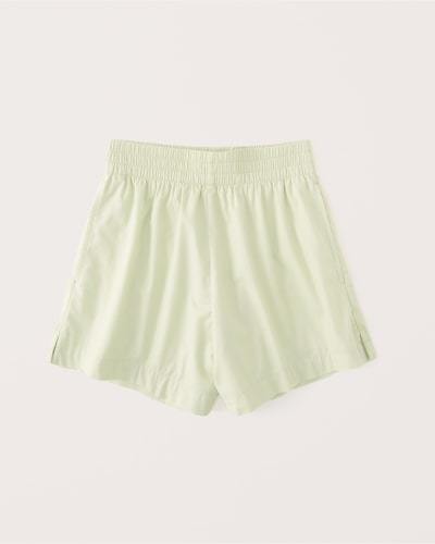 Abercrombie & Fitch Poplin Pull-On Shorts