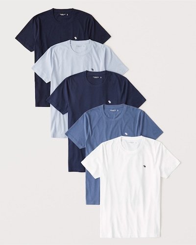 Abercrombie & Fitch 5-Pack Icon Tee