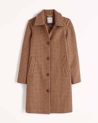 Abercrombie & Fitch Wool-Blend Mod Coat