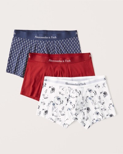 Abercrombie & Fitch 3-Pack Logo Trunks