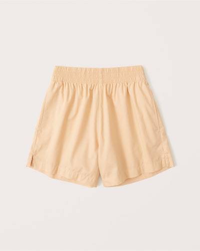 Abercrombie & Fitch Poplin Pull-On Shorts