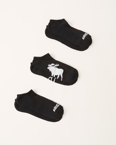 Abercrombie & Fitch 3-Pack Ankle Socks