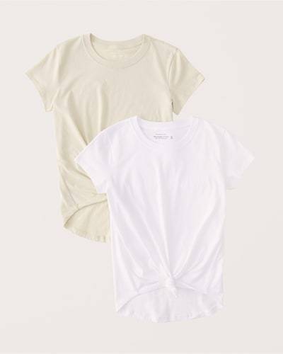 Abercrombie & Fitch 2-Pack Knotted Crew Tee