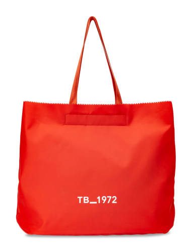 Miami Red Nylon Tote Bag