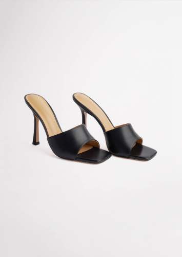 Flora Black Como 10.5cm Heels