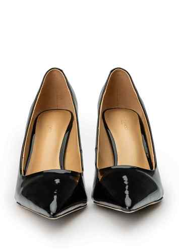 Kysaia Black Patent 9.5cm Heels