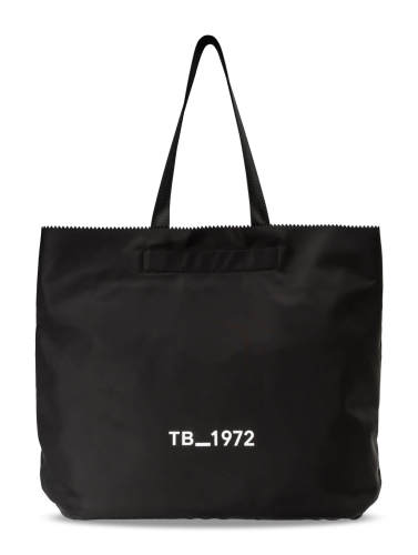 Miami Black Nylon Tote Bag