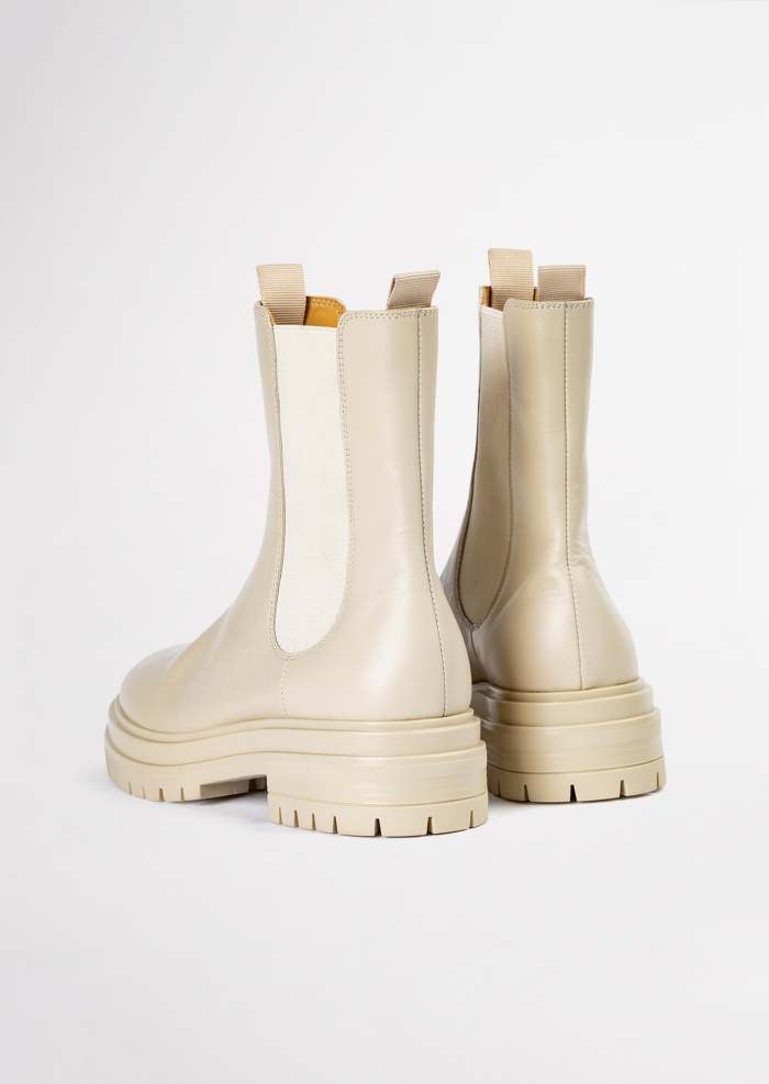 Wolfe Vanilla Capretto 4.5cm Ankle Boots