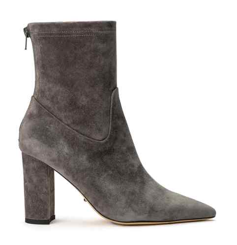Ellie Steel Suede 8.5cm Ankle Boots