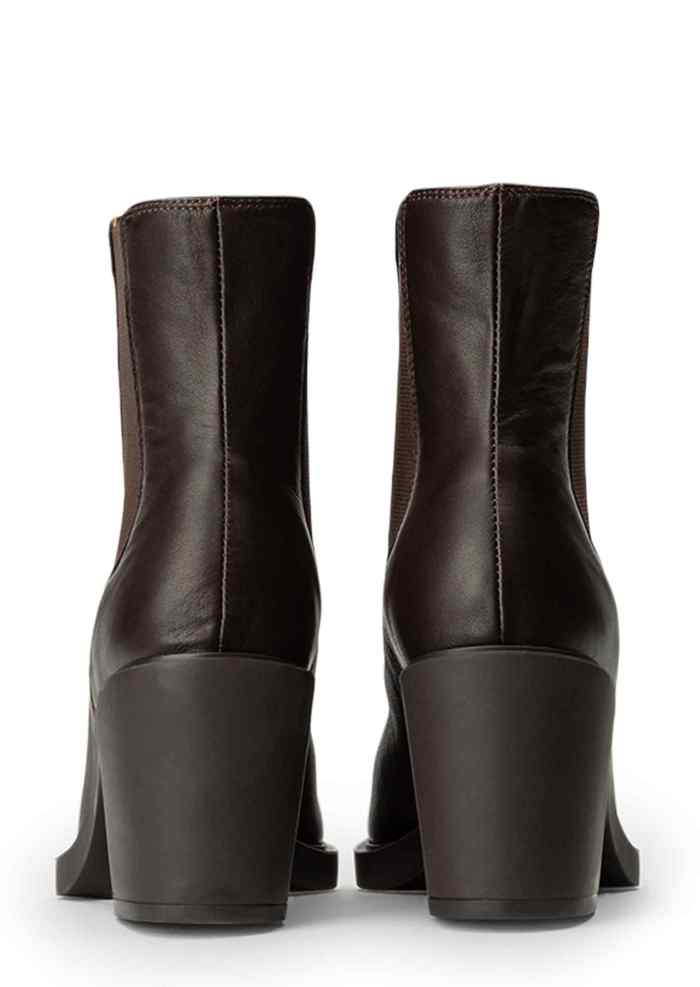 Matteo Chocolate Nappa 7.5cm Ankle Boots