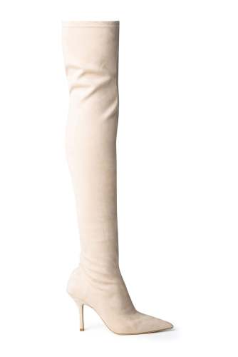 Kylie Malt Stretch Suede 9.5cm Long Boots