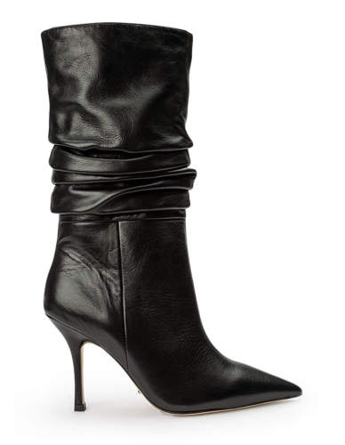 Kerri Black Nappa 9.5cm Calf Boots